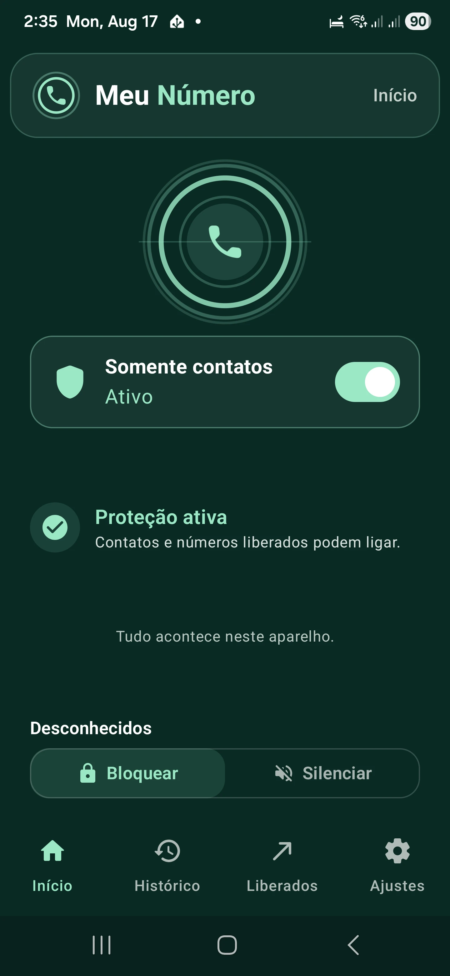 Sua regra, em um olhar
